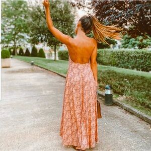 NWT Zara Divine Printed Maxi Dress